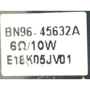 KIT DE BOCINAS (2PZS) SAMSUNG / NUMERO DE PARTE BN96-45632A / 6Ω / 10W / E18K05JV01 / BN63-17539X001 / BN9645632A / 45632A / MODELO UN55TU7000BXZA WA20 